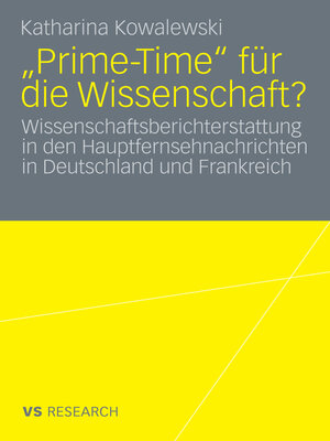 cover image of "Prime-Time" für die Wissenschaft?